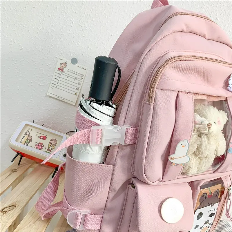 Japanese High School Girls Backpack School Bags For Teenage Girls Multi Pockets New Kawaii Backpack Women Harajuku Cute Mochila