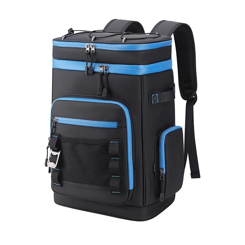 30L Insulated Cooler Backpack Waterproof Thermal Backpack Large Capacity Outdoor Camping Fishing Picnic Lunch Backpack Keep Food