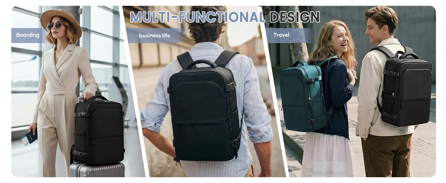 Backpack 40x30x20 Travel Backpack Cabin Airplane for Ryanair Hand Luggage for Vueling 24L Laptop Travel Bag Men's Work Backpack