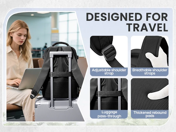 Backpack 40x30x20 Travel Backpack Cabin Airplane for Ryanair Hand Luggage for Vueling 24L Laptop Travel Bag Men's Work Backpack