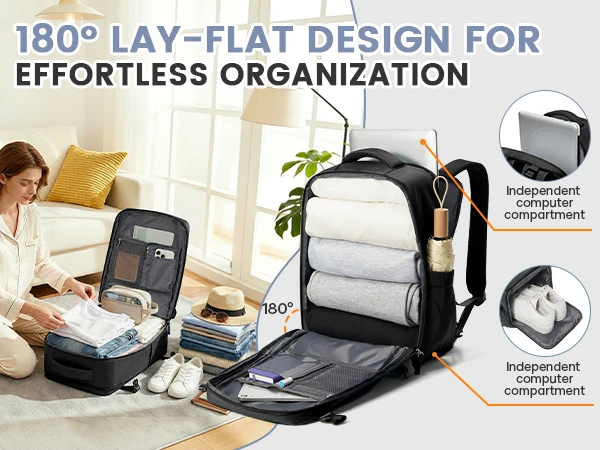Backpack 40x30x20 Travel Backpack Cabin Airplane for Ryanair Hand Luggage for Vueling 24L Laptop Travel Bag Men's Work Backpack