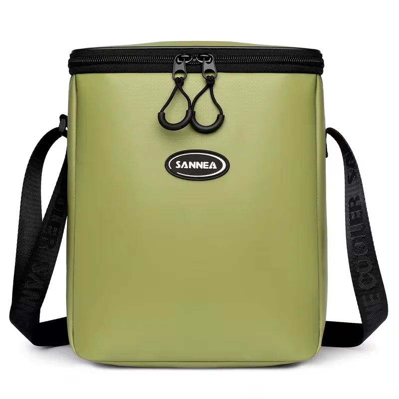 1.85 Gallon Upgraded Thickened Insulated Cooler Bag Portable Picnic Ice Bag Large Capacity Lunch Handbag for Work Shoulder Cross