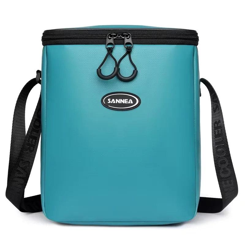 1.85 Gallon Upgraded Thickened Insulated Cooler Bag Portable Picnic Ice Bag Large Capacity Lunch Handbag for Work Shoulder Cross