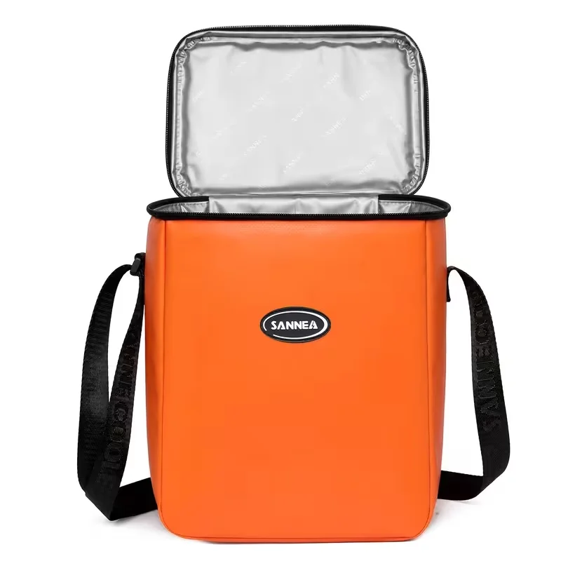 1.85 Gallon Upgraded Thickened Insulated Cooler Bag Portable Picnic Ice Bag Large Capacity Lunch Handbag for Work Shoulder Cross