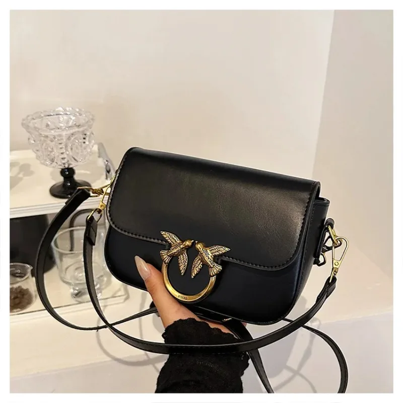 2026 New Design Unique Bird Pattern Swallow Women Bag Fashion Small Square Bag Casual Shoulder Crossbody Purse