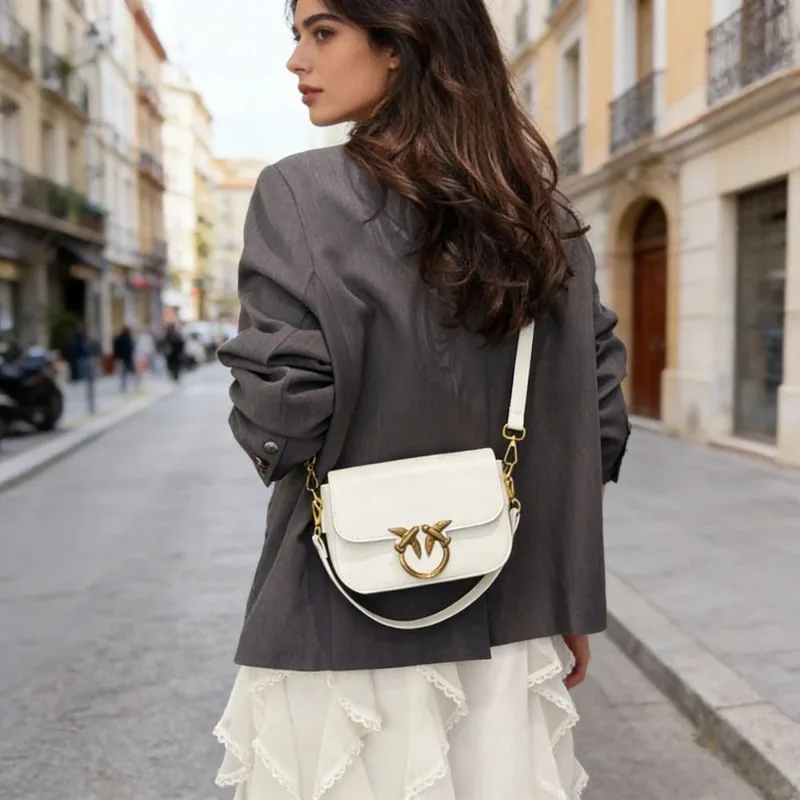 2026 New Design Unique Bird Pattern Swallow Women Bag Fashion Small Square Bag Casual Shoulder Crossbody Purse