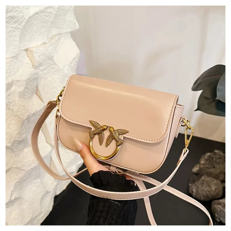2026 New Design Unique Bird Pattern Swallow Women Bag Fashion Small Square Bag Casual Shoulder Crossbody Purse