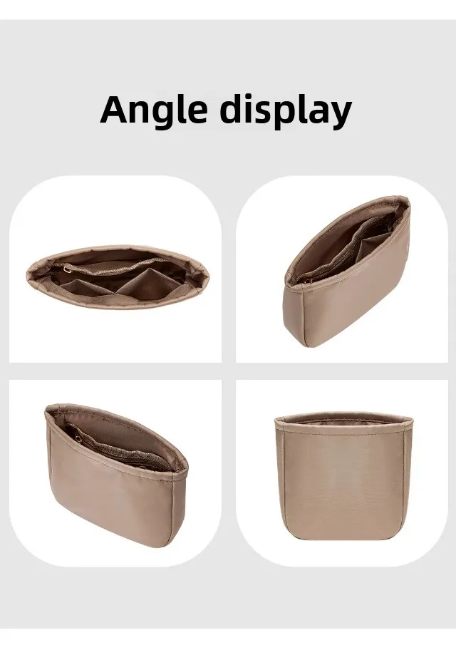 Bag organizer insert for evelyne16 29 lightweight nylon storage bag inner pocket bag accessories