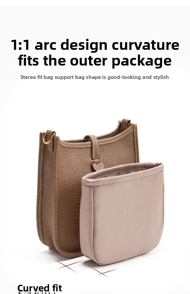 Bag organizer insert for evelyne16 29 lightweight nylon storage bag inner pocket bag accessories