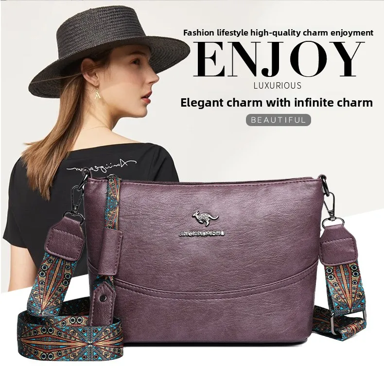 Retro Women's Tote Bag Elegant Purse with Adjustable Crossbody/Shoulder Strap, Versatile Handbag for Work, Travel, Everyday Use