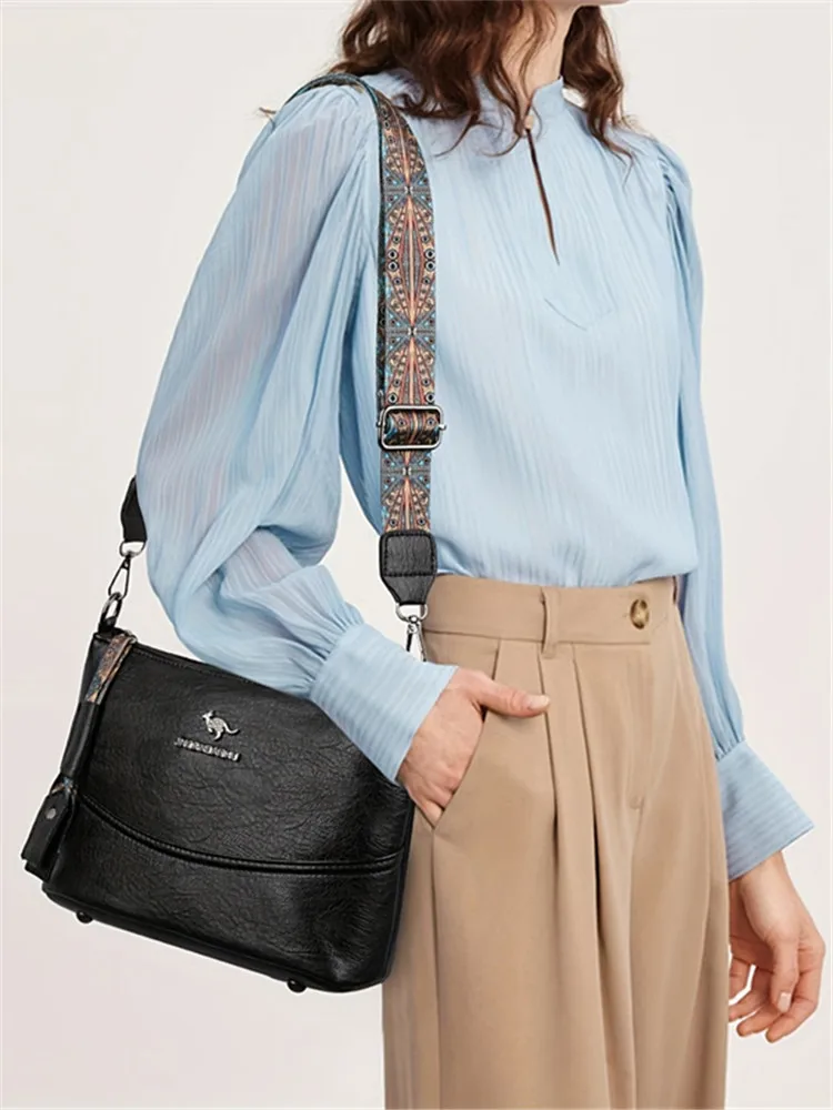 Retro Women's Tote Bag Elegant Purse with Adjustable Crossbody/Shoulder Strap, Versatile Handbag for Work, Travel, Everyday Use