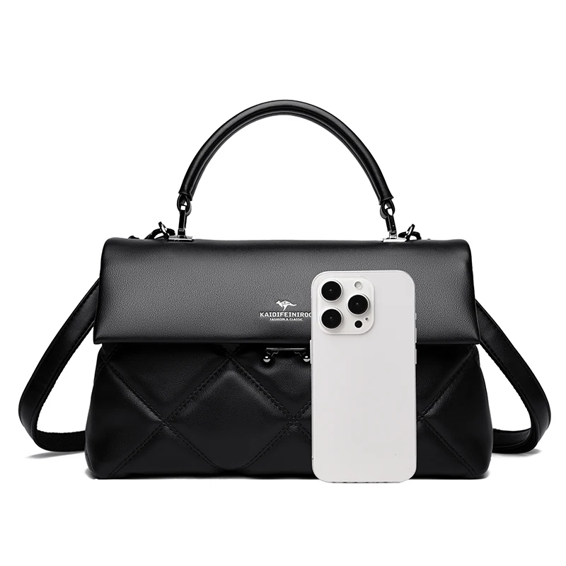 Women's Bag New Trend Korean Handbags Designer Luxury Brand Ladies Shoulder Bags Soft Leather Fashion Versatile Crossbody Bags