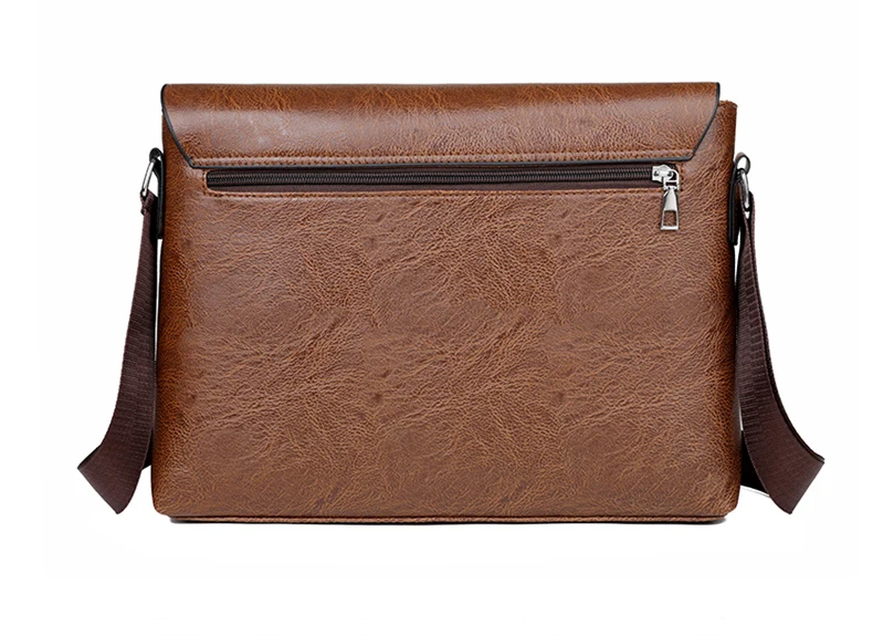 Luxury Brand Men Shoulder Bag For IPAD Leather Business Handbag Men Messenger Bag Large Side Sling Bag Fashion Man Crossbody Bag