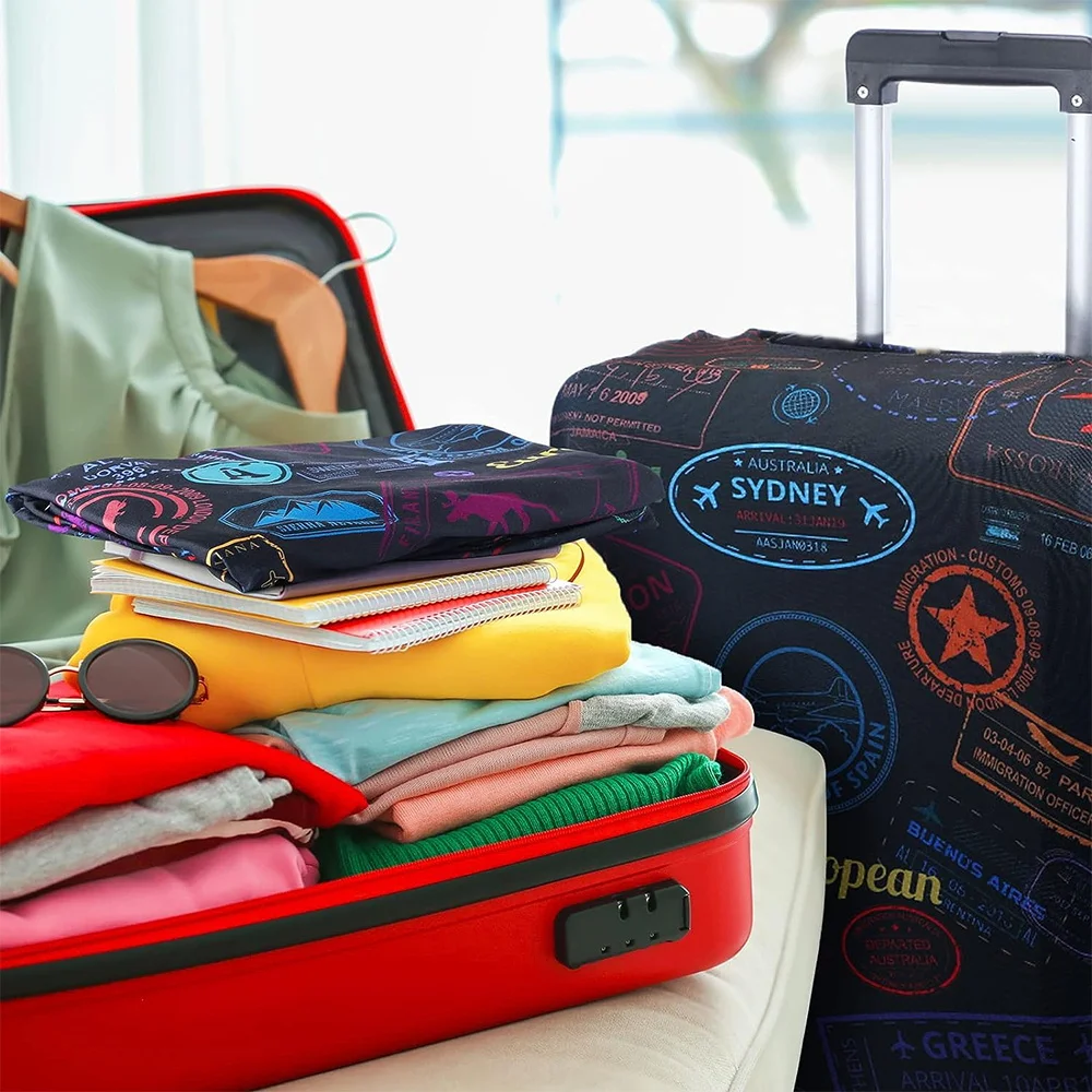 Hot Fashion World Approved Luggage Cover Protective Suitcase Cover Trolley Case Travel Luggage Dust Cover 18 to 32inch