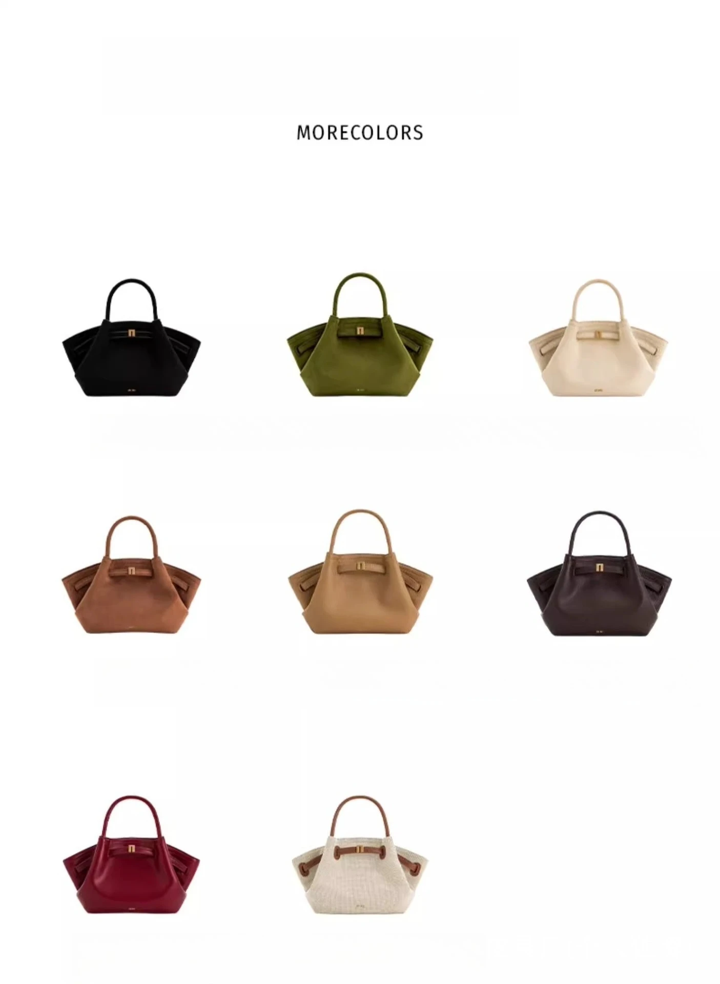 JW PEI Dumpling Bag, New Style, Genuine Leather, Tote Bag, Various Sizes, Women's Shoulder Bag, Crossbody Bag
