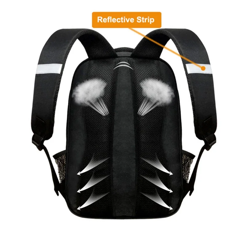 14/16inch Kawaii Graffiti Bear Print Backpack for 3-18 Years Old Hip Hop Children Kids School Bags Teenager Travel Daypack Gift