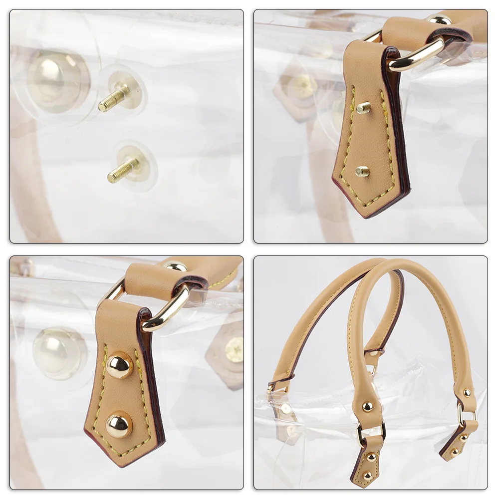 Handmade TPU Bag Accessories Fashion Leather Shoulder Strap Large Capacity Handbag Making Kit for DIY Clear Tote Bag