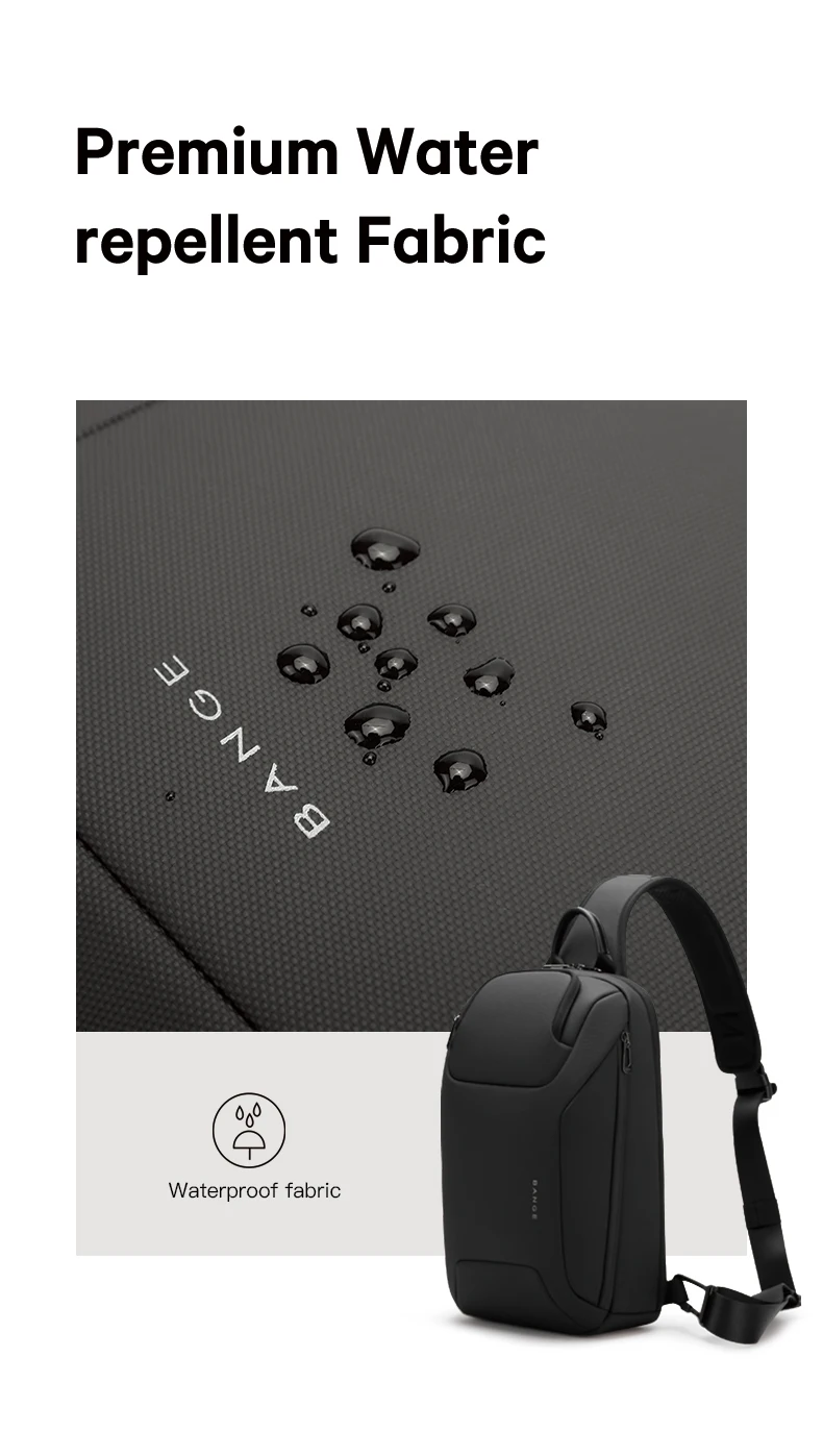 Bange Men's Shoulder Bags Crossbody Fanny Packs Luxury Waist Pack Bag Sling Men's Shoulder Bags Crossbody Outdoor Cycling Bag