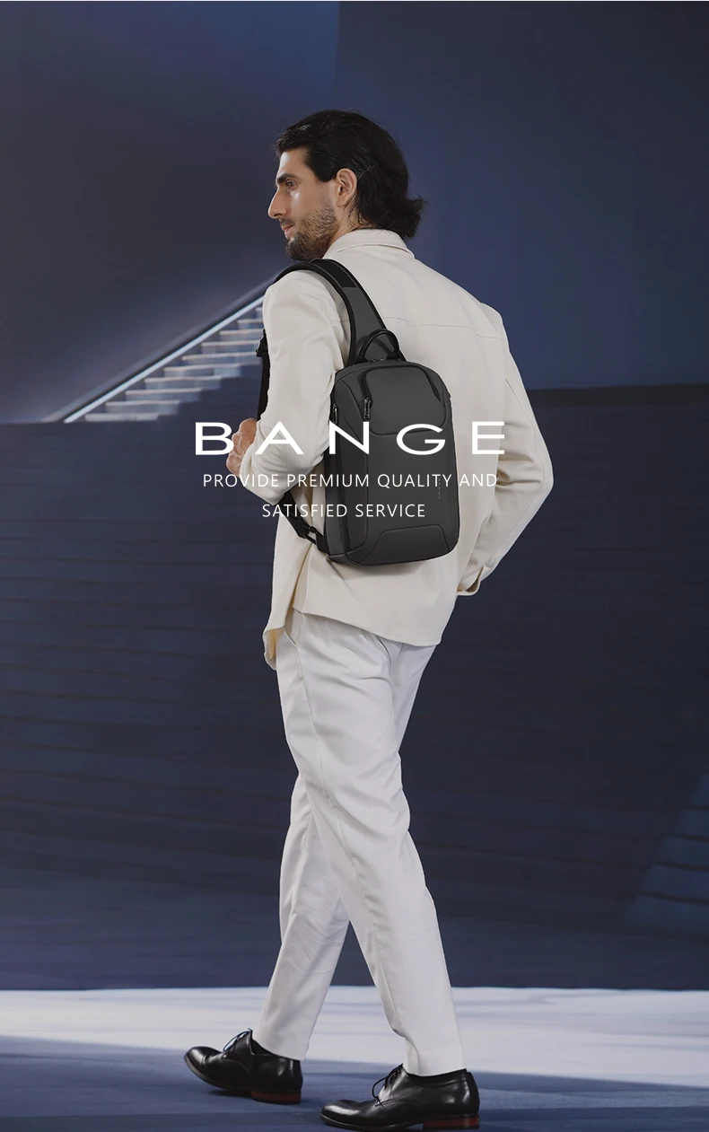 Bange Men's Shoulder Bags Crossbody Fanny Packs Luxury Waist Pack Bag Sling Men's Shoulder Bags Crossbody Outdoor Cycling Bag