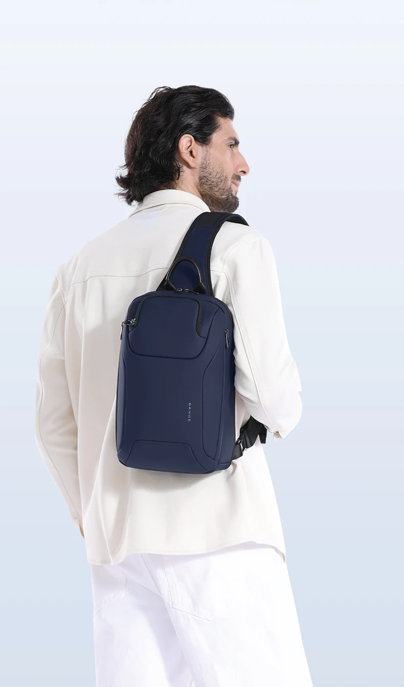 Bange Men's Shoulder Bags Crossbody Fanny Packs Luxury Waist Pack Bag Sling Men's Shoulder Bags Crossbody Outdoor Cycling Bag