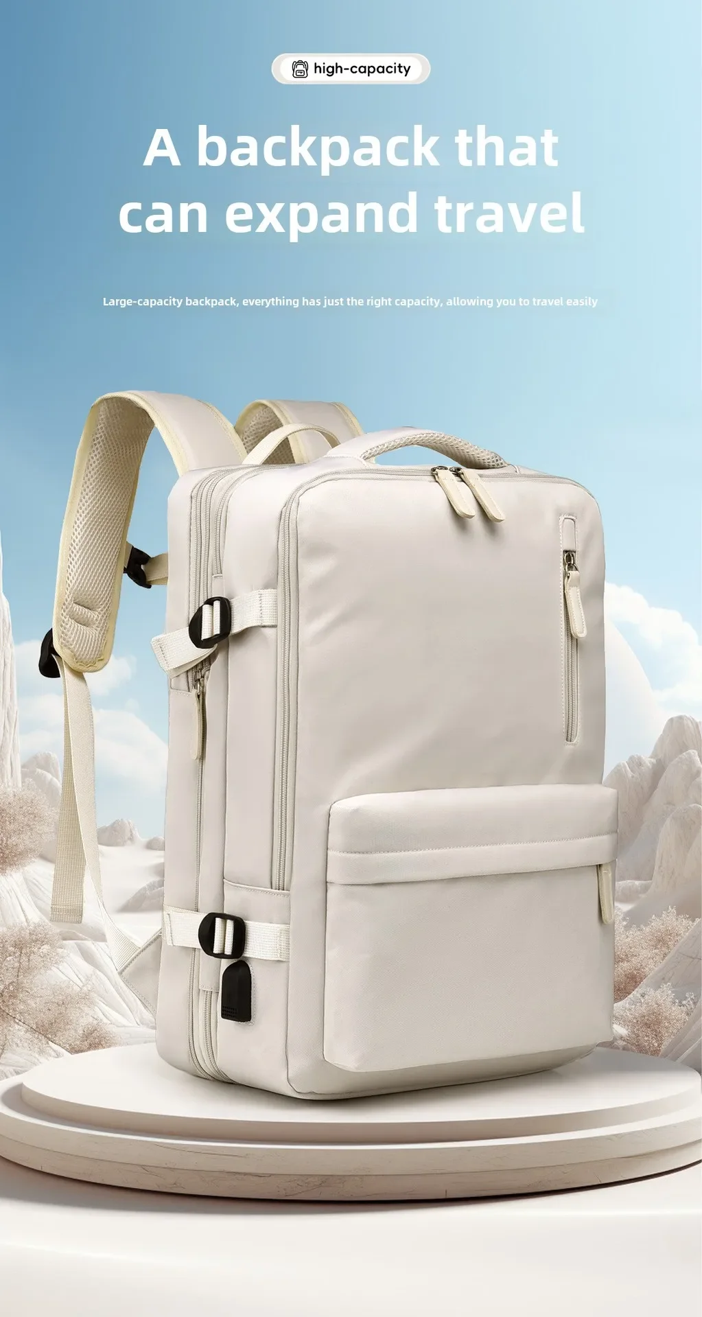 Backpack 45x30x25 Airplane, Cabin Hand Luggage Backpack, Laptop Backpack for Aeroplane Travel, School Backpack, Men Women's Bag