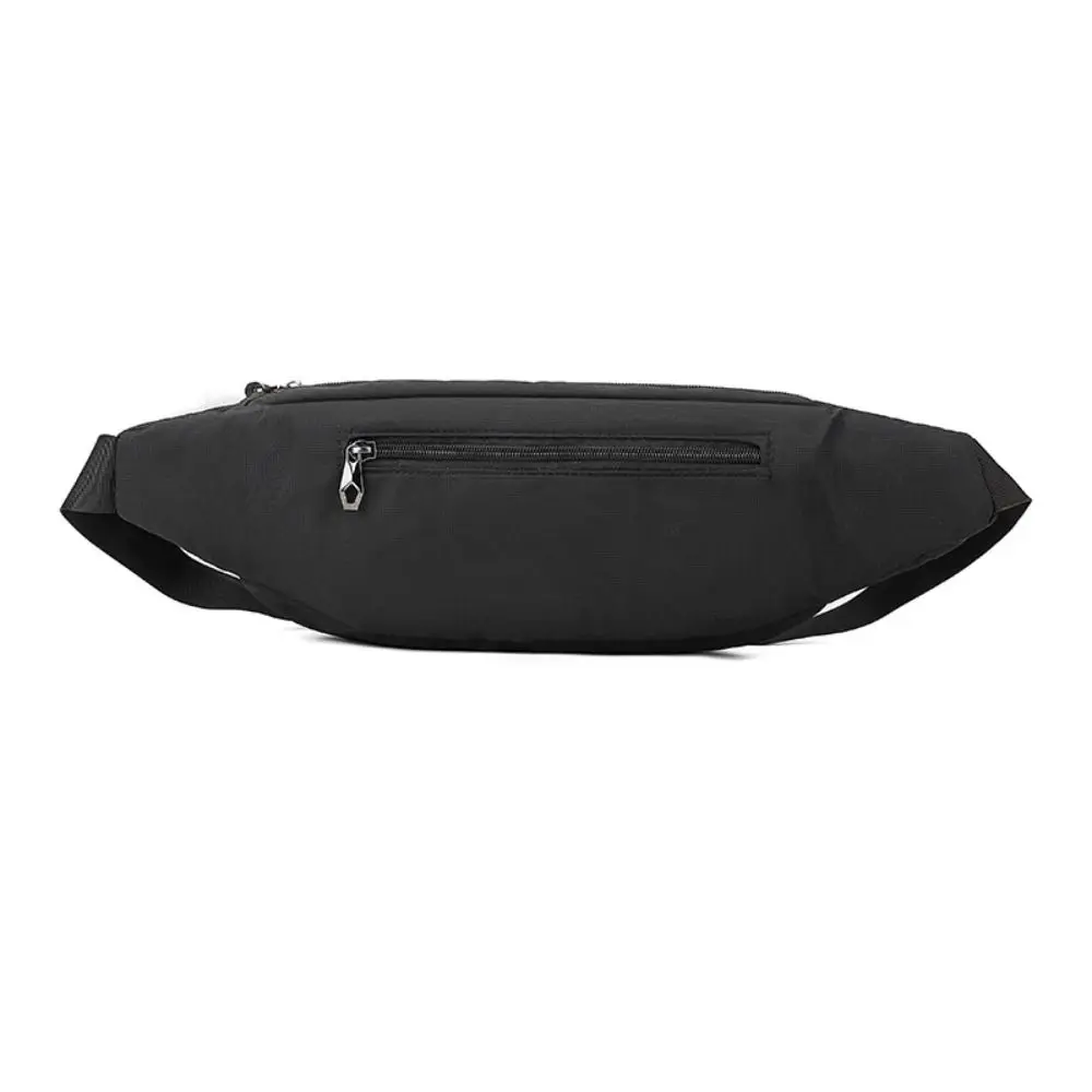 Casual Nylon Men Waist Fanny Pack Solid Color Multi-Pocket Sling Chest Bag Anti-theft Large-capacity Male Pouch Purse