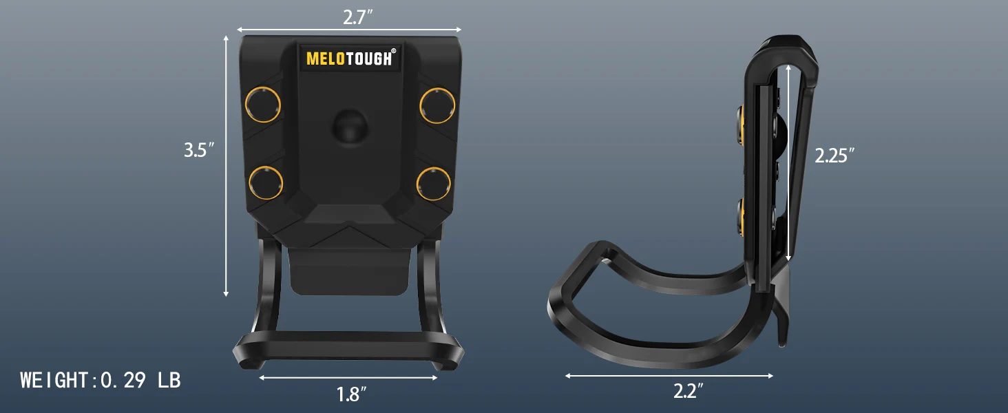 MELO Drill Holder Belt Clip,Heavy Duty Tape Measure Belt Holder for Cordless Drill,Hammer ,Tape Measure,Tools with Hanger Clips