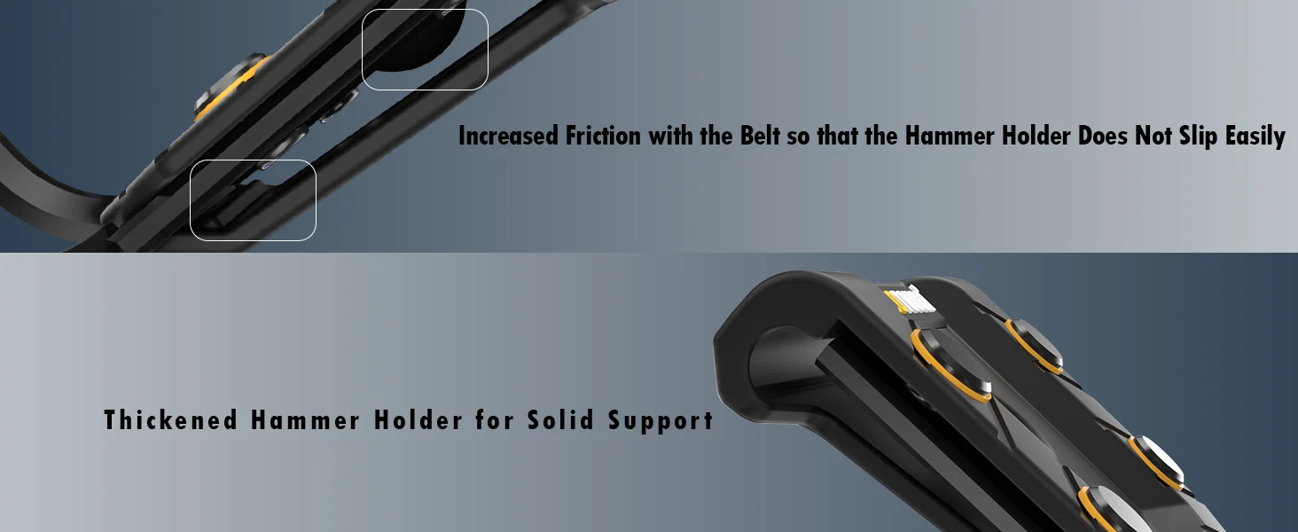 MELO Drill Holder Belt Clip,Heavy Duty Tape Measure Belt Holder for Cordless Drill,Hammer ,Tape Measure,Tools with Hanger Clips