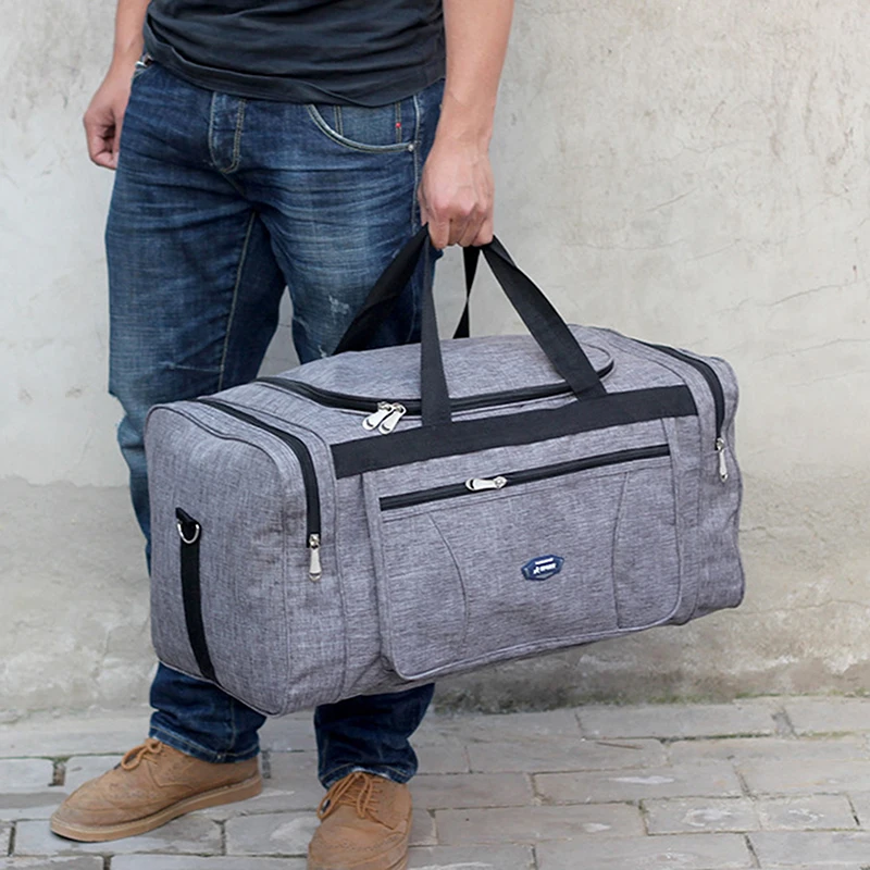 Foldable Waterproof Travel Duffel Bag Large Capacity Handbag For Men Women Business Trip Portable Luggage Storage Bag