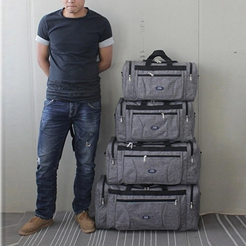 Foldable Waterproof Travel Duffel Bag Large Capacity Handbag For Men Women Business Trip Portable Luggage Storage Bag