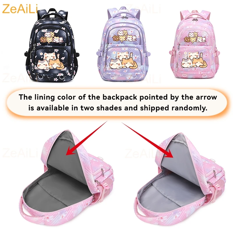 Cute Cat Dog Themed Casual Waterproof Women Backpack Female Travel Bag Backpacks Schoolbag for Teenage Girls Bookbag Mochila