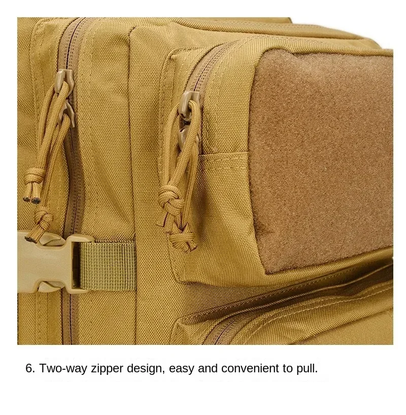 45L Men's Outdoor Backpack Molle Hiking with Bottle Stand Outdoor Hiking Bag Fitness Backpack