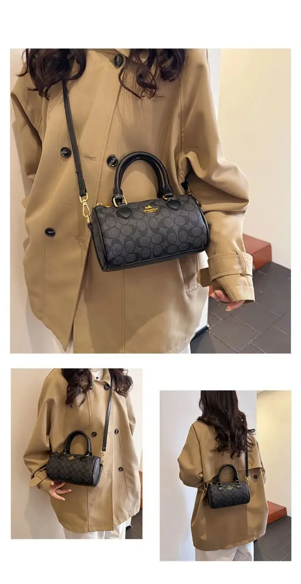 2026 Latest Fashion Lightweight Luxury Retro High-End Versatile Women's Single Shoulder Crossbody Bag, Mini Classic Pillow Bag