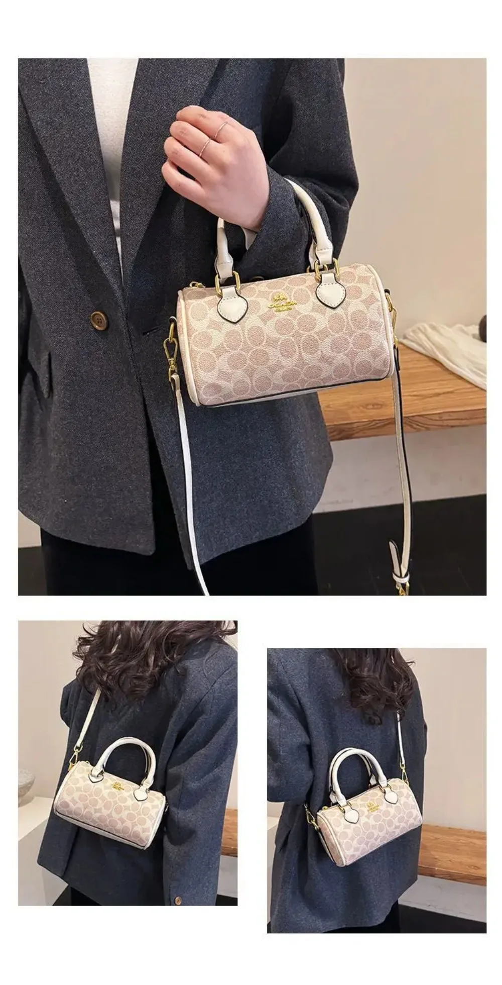 2026 Latest Fashion Lightweight Luxury Retro High-End Versatile Women's Single Shoulder Crossbody Bag, Mini Classic Pillow Bag