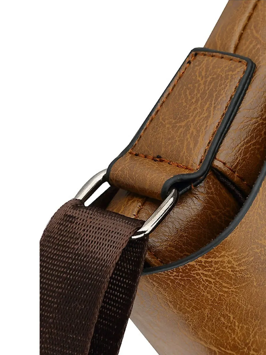 Vintage Men's Crossbody Bag, New Trendy Men's Bag Exported to Southeast Asia, Europe and America, Urban Leisure Travel Shoulder