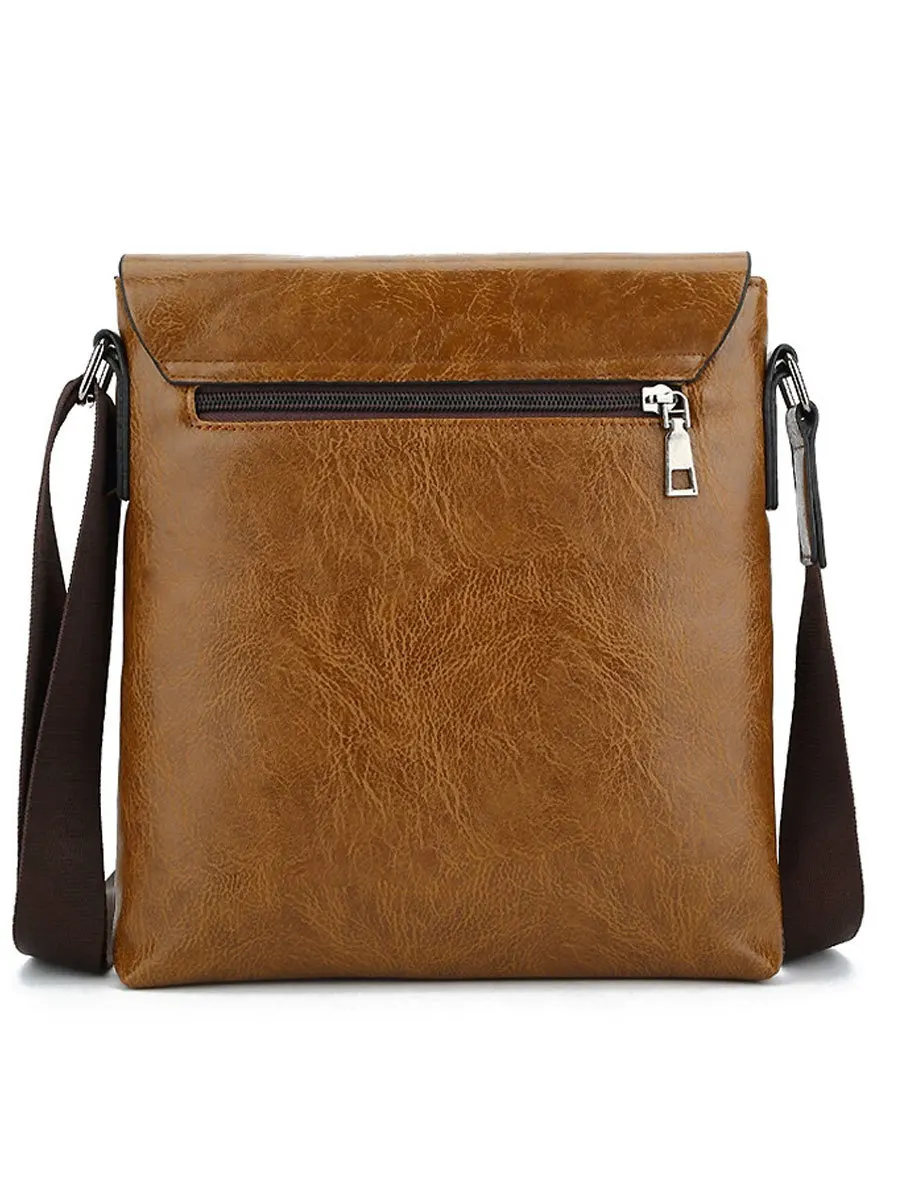Vintage Men's Crossbody Bag, New Trendy Men's Bag Exported to Southeast Asia, Europe and America, Urban Leisure Travel Shoulder