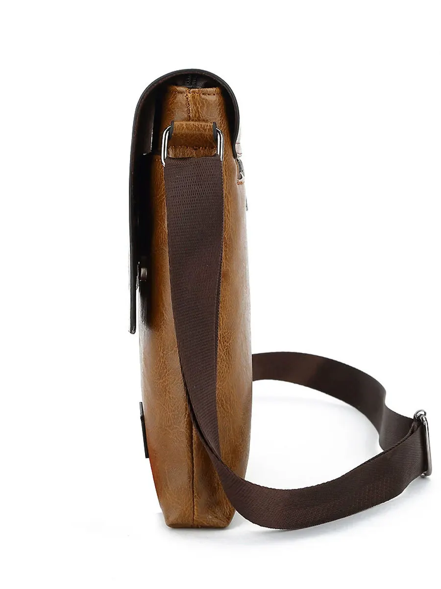 Vintage Men's Crossbody Bag, New Trendy Men's Bag Exported to Southeast Asia, Europe and America, Urban Leisure Travel Shoulder
