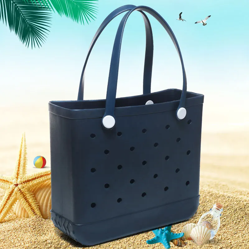 New Arrival Outdoor EVA Beach Bag for Europe America Portable Large Capacity Hole Tote Bag Handbag Shoulder Bag