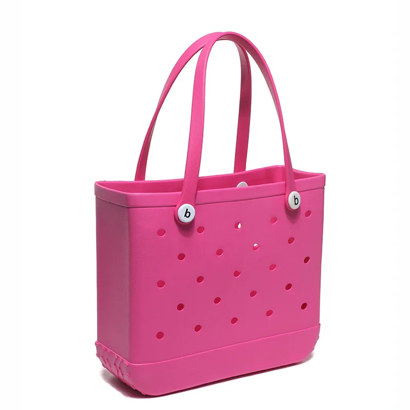 New Arrival Outdoor EVA Beach Bag for Europe America Portable Large Capacity Hole Tote Bag Handbag Shoulder Bag