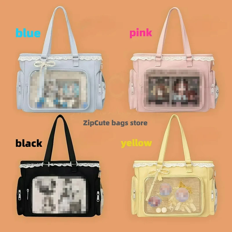 Ballet Girl Large Capacity Ita Bag Japanese Anime Two-dimension Shoulder Crossbody Bag Women Handbag Gift For Friends