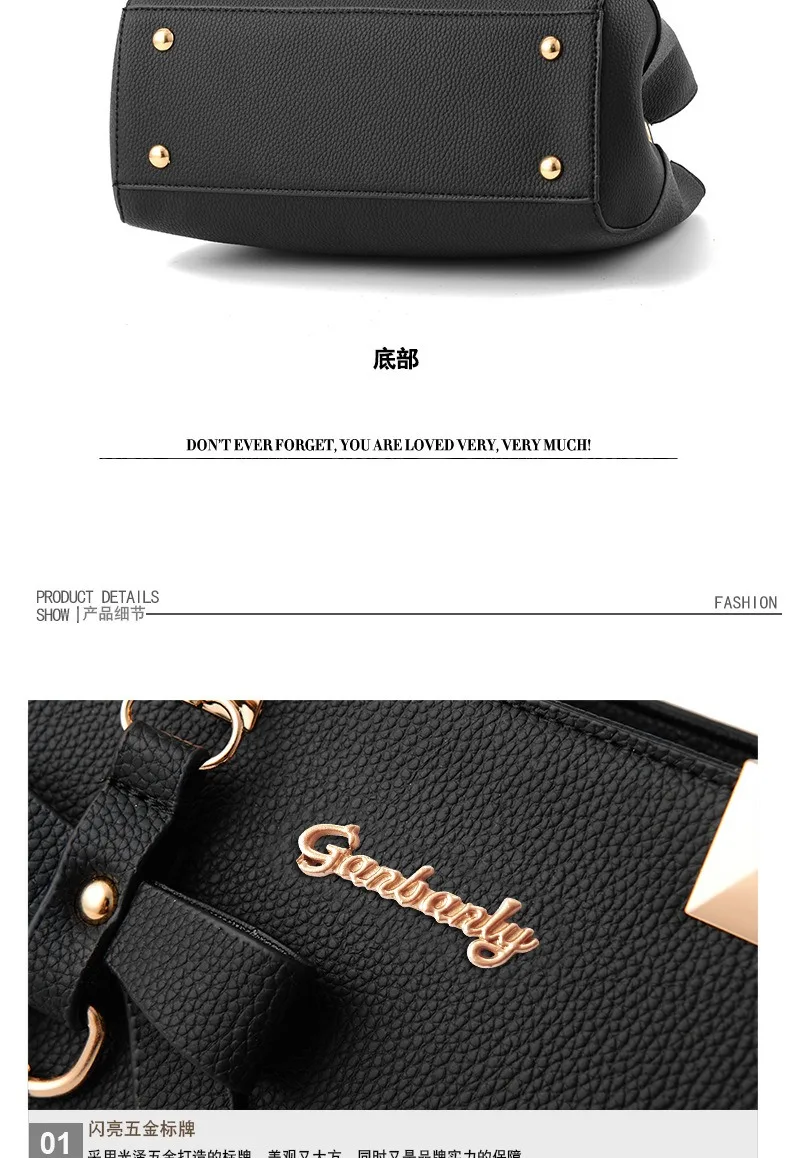 New Korean version trendy autumn and winter bow women's bag portable shoulder bag messenger bag killer bag mother bag large capa
