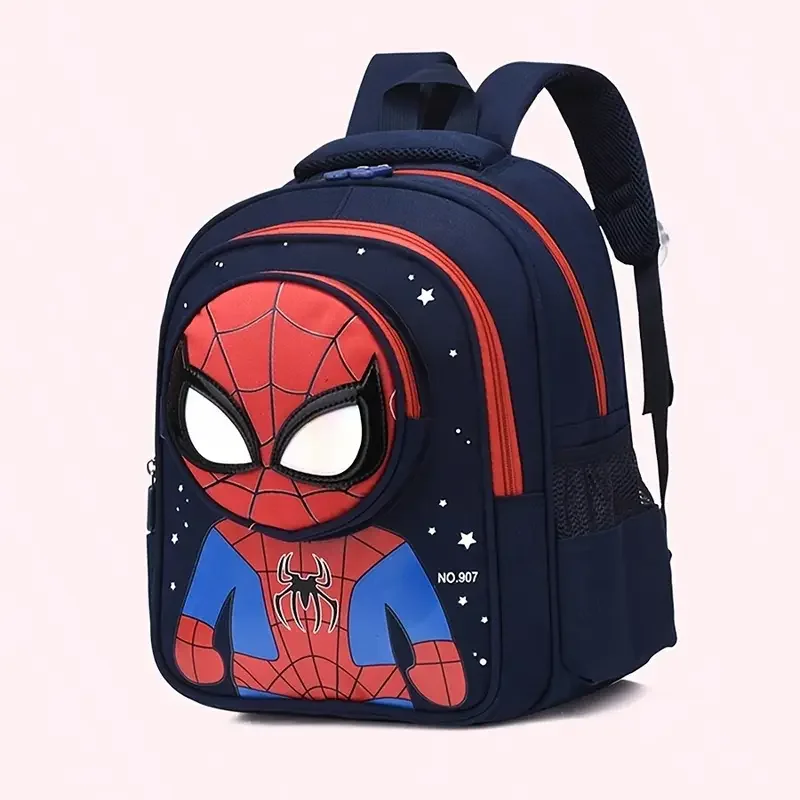 Cute Cartoon Kids Backpack, Lightweight Breathable Toddler School Bag, Adjustable Shoulder Strap Children Daypack, Waterproof Kindergarten Bookbag For Boys Outdoor Travel