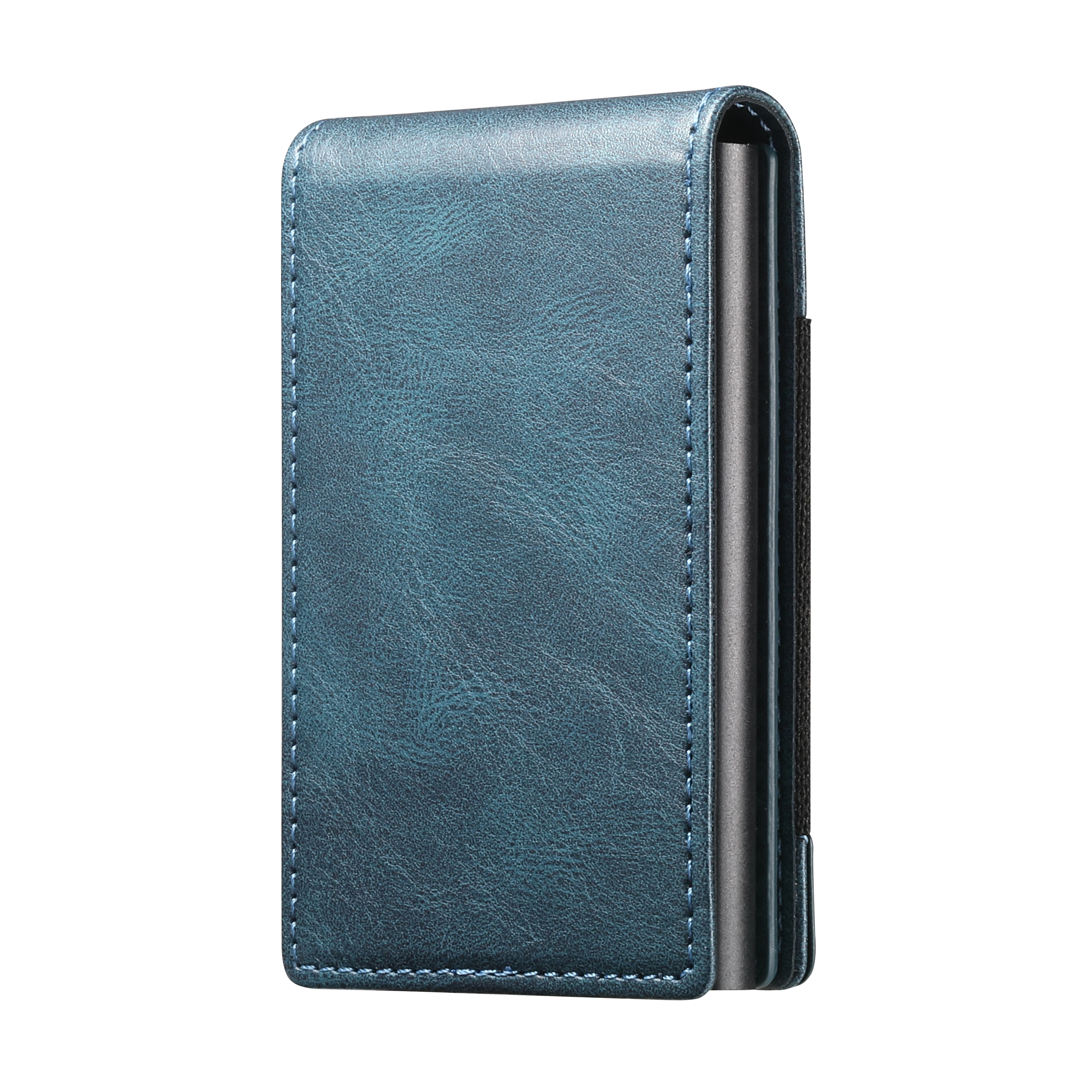 SUTENI Faux Leather For Men Wallet Card Slot Wallet Flip Cover Card Box Pressing The Button Automatically Ejects The Card