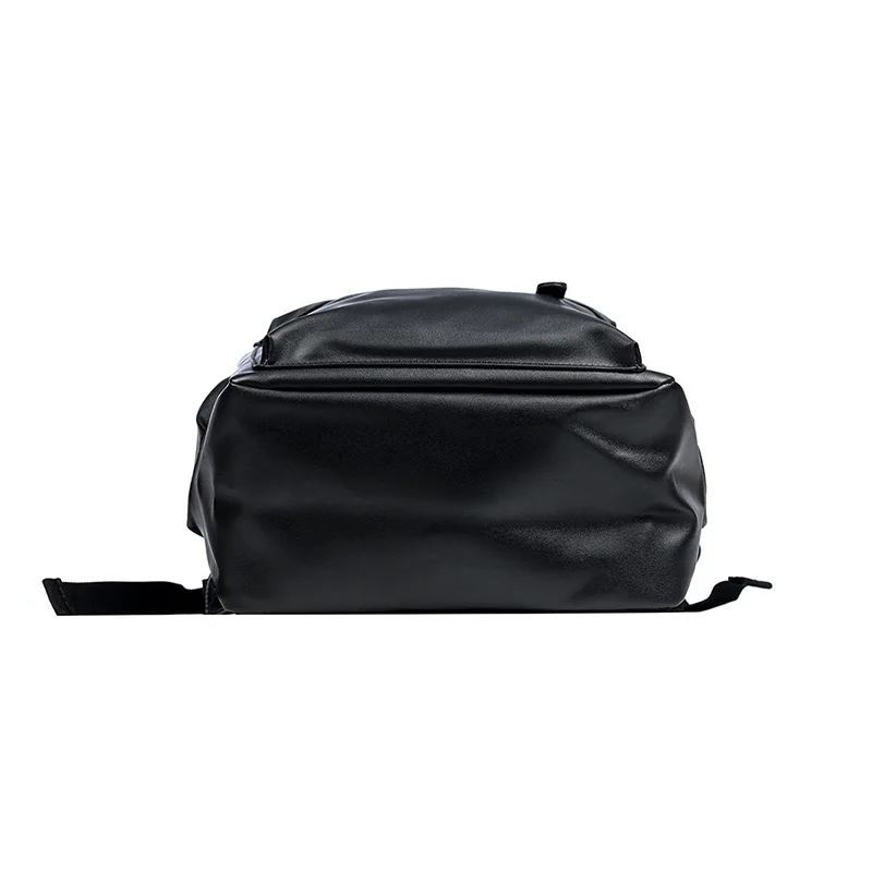 Men Backpack Pu Leather Fashion Waterproof Travel Bag Casual 14 inch laptop backpack
