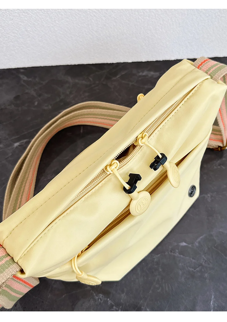 Chic Ultra-light Nylon Crossbody Bags for Women, Designer Bag-Lightweight, Zipper Closure, Adjustable Wide Strap, Cotton Lining