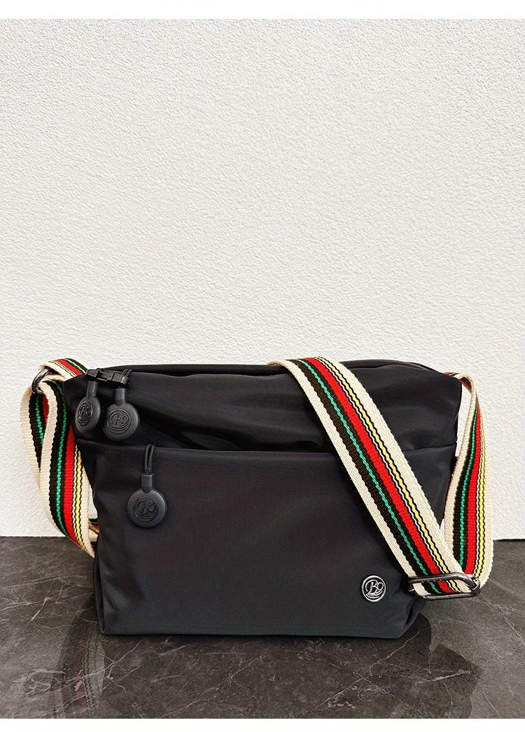 Chic Ultra-light Nylon Crossbody Bags for Women, Designer Bag-Lightweight, Zipper Closure, Adjustable Wide Strap, Cotton Lining