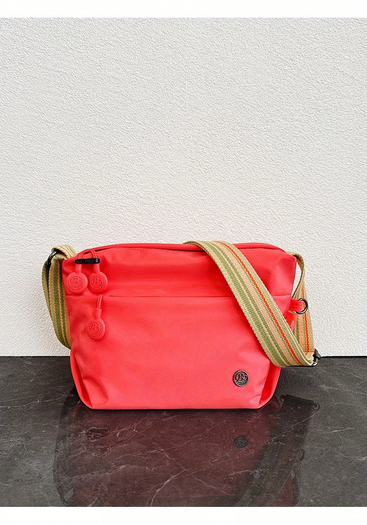 Chic Ultra-light Nylon Crossbody Bags for Women, Designer Bag-Lightweight, Zipper Closure, Adjustable Wide Strap, Cotton Lining