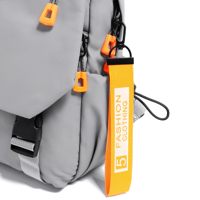 Waterproof Nylon Crossbody Bag - Men's Chest Sling Backpack, Compact Shoulder Messenger Bag, Travel & Outdoor Hiking Pack