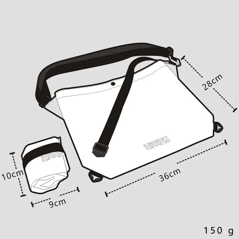 Bicycle Race Feed Bag Cycling Musette for Bike Commuting with Cross Belt