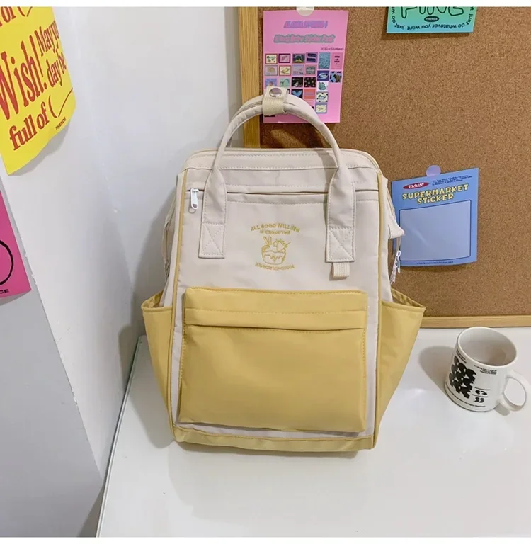 Japanese Trend Backpack Large Capacity School Bag for Girls Cute Student Bag Waterproof Laptop Bagpack for Travel Woman Backpack